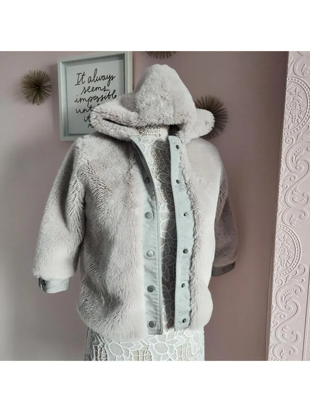 Beauitiful STELLA MCCARTNEY KIDS Jacket kids Stella McCartney Kids fur jacket 6